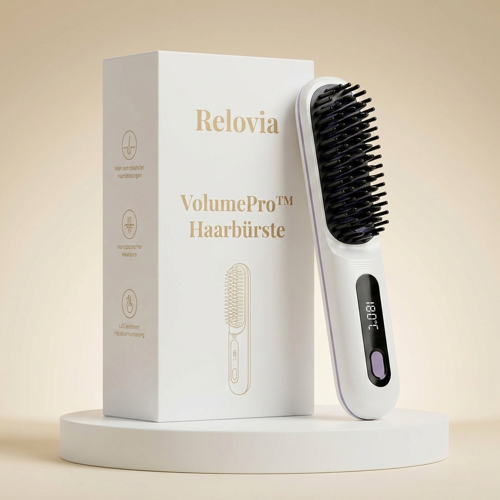 VolumePro™ Glättungs & Volumenbürste - Hol dir Dein Volumen zurück!