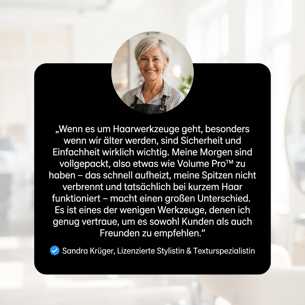 VolumePro™ Glättungs & Volumenbürste - Hol dir Dein Volumen zurück!