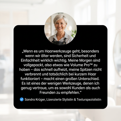 VolumePro™ Glättungs & Volumenbürste - Hol dir Dein Volumen zurück!