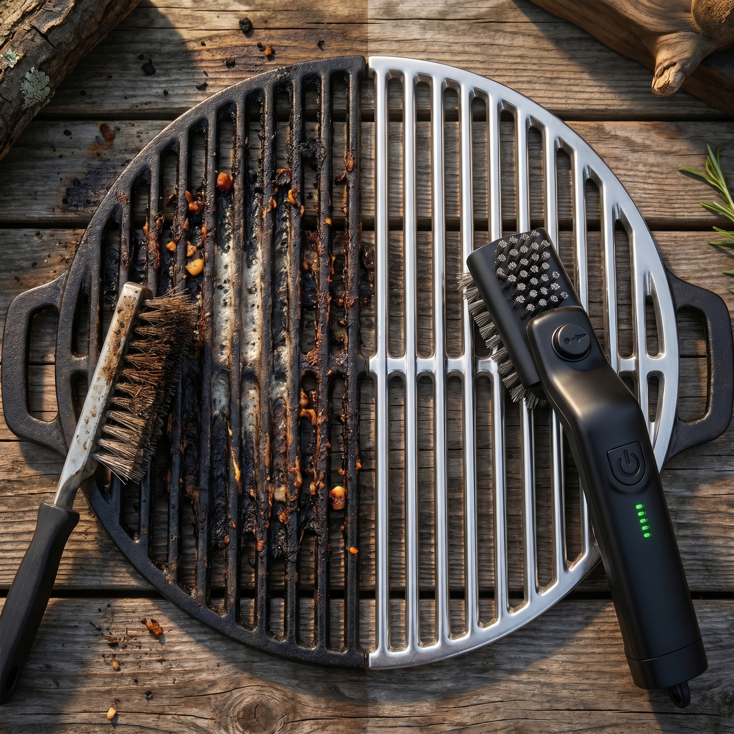 GrillBlitz — Die elektrische Grillbürste