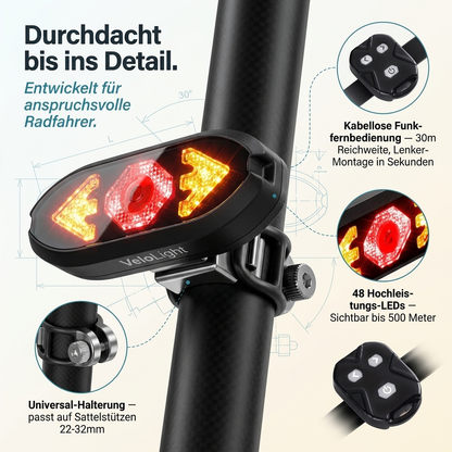 VeloLight - der zuverlässige Fahrradblinker