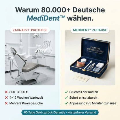 MediDent Sofort-Zahnprothese