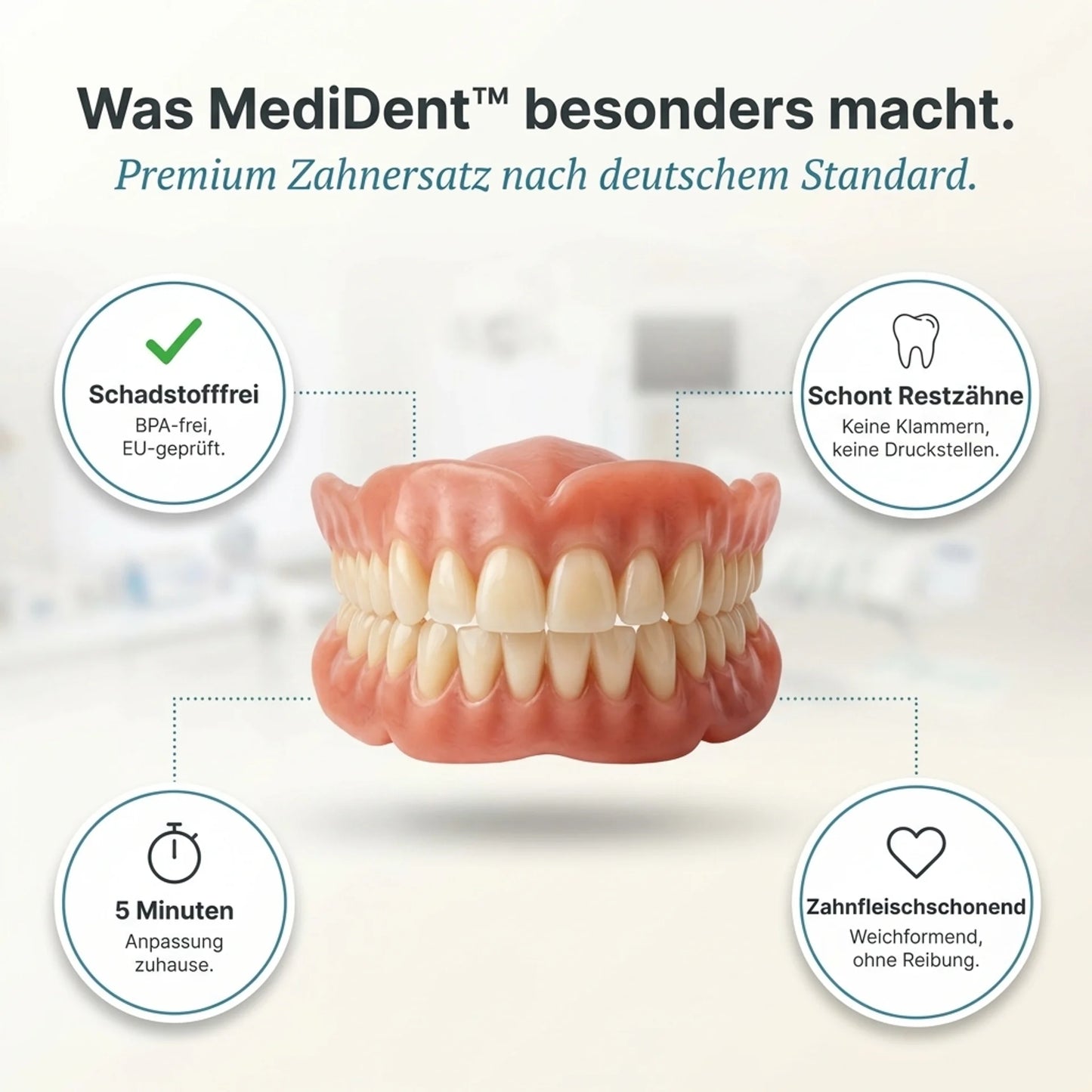 MediDent Sofort-Zahnprothese